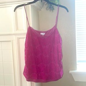 Size Large Love, Fire Pink top